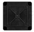 Plastová inštalačná krabica hermetická S-BOX 116C, 100x100x50mm IP65, čierna, UV Plastová inštalačná krabica hermetická S-BOX 116C, 100x100x50mm IP65, čierna, UV