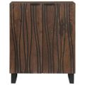 vidaXL Servírovacia skriňa Orech 60 x 33,5 x 75 cm Masívne mango drevo