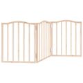vidaXL Brána pre psa skladacia 3 panely 150 cm topoľové drevo