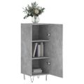 vidaXL Komoda betónovo sivá 34,5x34x90 cm spracované drevo