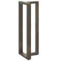 vidaXL Nohy barového stola v tvare T, 2 ks, čierne, 40x35x(110-111) cm, oceľové