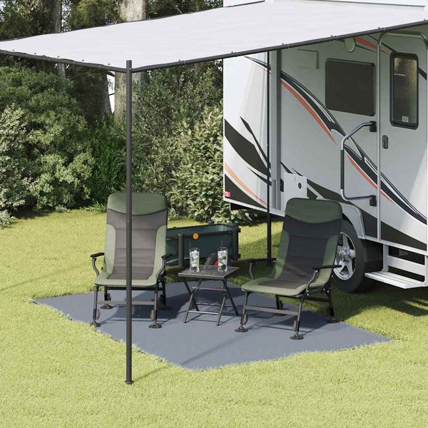 vidaXL Koberec do stanu Modrá a šedá 300 x 200 cm Polyetylén