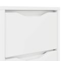 vidaXL Nočné stolíky 2 ks Biela 30,5 x 30 x 43 cm Kompozitné drevo