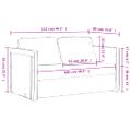 vidaXL Podlahová rozklad. pohovka 2 v 1 čierna 112x174x55cm umelá koža