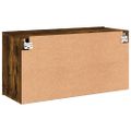 vidaXL TV skrinka nástenná dymový dub 80x30x41 cm
