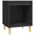 vidaXL Nočné stolíky 2 ks čierne 40x35x50 cm