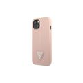 Puzdro Guess pre iPhone 14 Pro Max 6,7" GUHCP14XPSATLP ružová HC Saffiano PU Triangle