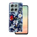 Obal Glow Glam pre Motorola Moto G86 modrý