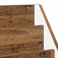 vidaXL Detský regál Staré drevo 72,5 x 29,5 x 69 cm Kompozitné drevo