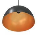 vidaXL Závesné lampy 2 ks, výškovo nastaviteľné, E27, čierne, Ø 30 cm, kovové