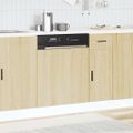 vidaXL Panel umývačky riadu Porto dub sonoma 60x1,5x57 cm kompozitné drevo