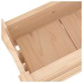 vidaXL Kvetináč 77x25x104,5 cm borovicový masív