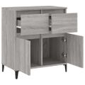 vidaXL Komoda sivý dub sonoma 60x35x70 cm spracované drevo
