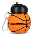 Skladacia silikónová fľaša NILS Camp NC4104 550ml basketbal