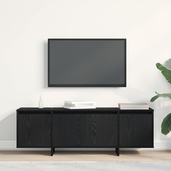 vidaXL TV skrinka Čierny dub 120 x 30 x 40,5 cm Kompozitné drevo