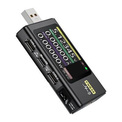 FNIRSI FNB58 USB port tester, čierny