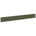 vidaXL Obrubník trávnika 30 ks 100 x 12 cm Oceľ Olivovo zelená