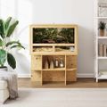 vidaXL Základňa terária Hnedá 80 x 50 x 50 cm OSB