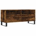 vidaXL TV skrinka dymový dub 100x34,5x44,5 cm kompozitné drevo