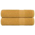 vidaXL Utierky na ruky FROGN 2 ks zlaté 50x100 cm 360 g/m²