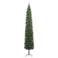 vidaXL Umelý vianočný stromček Zelená 300 cm PVC, oceľ a plast