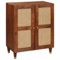 vidaXL Komoda set 3 ks 180 x 33 x 75 cm Masívne mango drevo Hnedá