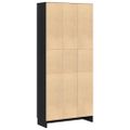 vidaXL Knižnica 4 úrovní 82,5 x 30,5 x 185 cm Kompozitné drevo