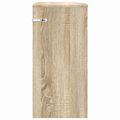 vidaXL Koncový stôl Sonoma dub 29,6 x 29,6 x 60 cm Kompozitné drevo