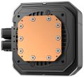 DEEPCOOL vodný chladič Spartacus 360 AIO vodné chladenie, 360mm radiátor, 3.4" LCD 480×480, Gen 6 pumpa, AI riadenie, 3× 120mm ventilátor, Intel/AMD, čierna