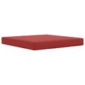 vidaXL Vankúš na vonkajšiu pohovku Polyester vínovo červená 80 x 80 cm