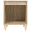 vidaXL Nočné stolíky 2 ks dub sonoma 40x35x50 cm