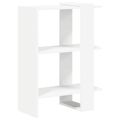vidaXL Regál na knihy 2 úrovní 52 x 25 x 71,5 cm Kompozitné drevo