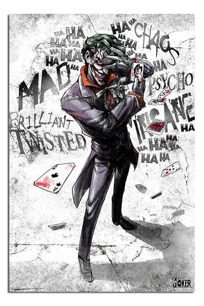 Plagát DC Comics - Joker Type
