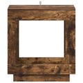 vidaXL Bočný stôl Dymový dub 60 x 40 x 65 cm Kompozitné drevo