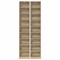 vidaXL CD Skrinka 2 ks Dub sonoma 33 x 23,5 x 175 cm Kompozitné drevo