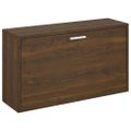 vidaXL Lavica na topánky hnedý dub 80x24x45 cm spracované drevo