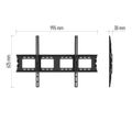 Pevný nástenný TV držiak 50–120" (127–305 cm)