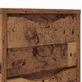 vidaXL Nočný stolík Staré drevo 30,5 x 30 x 43 cm Kompozitné drevo