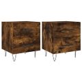 vidaXL Nočné stolíky 2 ks dymový dub 40x35x47,5 cm kompozitné drevo