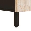vidaXL Nočný stolík Biela 50 x 33 x 60 cm Masívne mango drevo