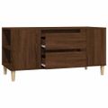 vidaXL TV skrinka hnedý dub 102x44,5x50 cm spracované drevo
