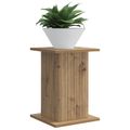 vidaXL Stojan na rastliny 2 ks Dub artisan 30,5 x 30 x 43 cm