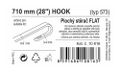 Stierač FLAT BULK (HOOK) 28"/710 mm