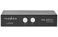 Nedis CSWI5902BK - 2portový | VGA Přepínač | Černý Prepínac, 2× VGA vstup, 1× VGA výstup, rozlišení 2560×1600, box, cerný