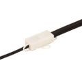 vidaXL Závesná lampa 25 W šmuhovaná modrá 30x30x100 cm E27
