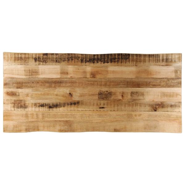 vidaXL Stolová doska živá hrana 140x60x3,8 cm masívny surový mangovník
