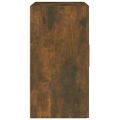 vidaXL Nástenná skrinka dymový dub 60x30x60 cm spracované drevo