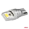 LED žiarovky CANBUS T10 W5W 2SMD 3570 White 12V 24V AMiO-04256