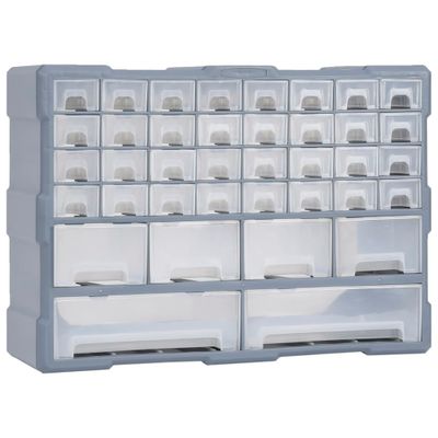 vidaXL Organizér so 38 zásuvkami 52x16x37,5 cm