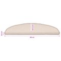 vidaXL Samolepiace schodové rohože 15 ks 80 x 24,5 x 3,5 cm Sivohnedá
